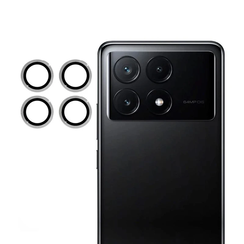 محافظ لنز دوربین رینگی ام‌گلس مدل Ring Protector مناسب برای گوشی موبایل شیائومی Poco F6 Pro