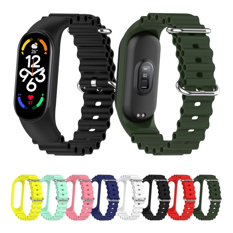 بند برنارد مدل Ocean BR مناسب برای ساعت هوشمند شیائومی Mi band 4/5/6
