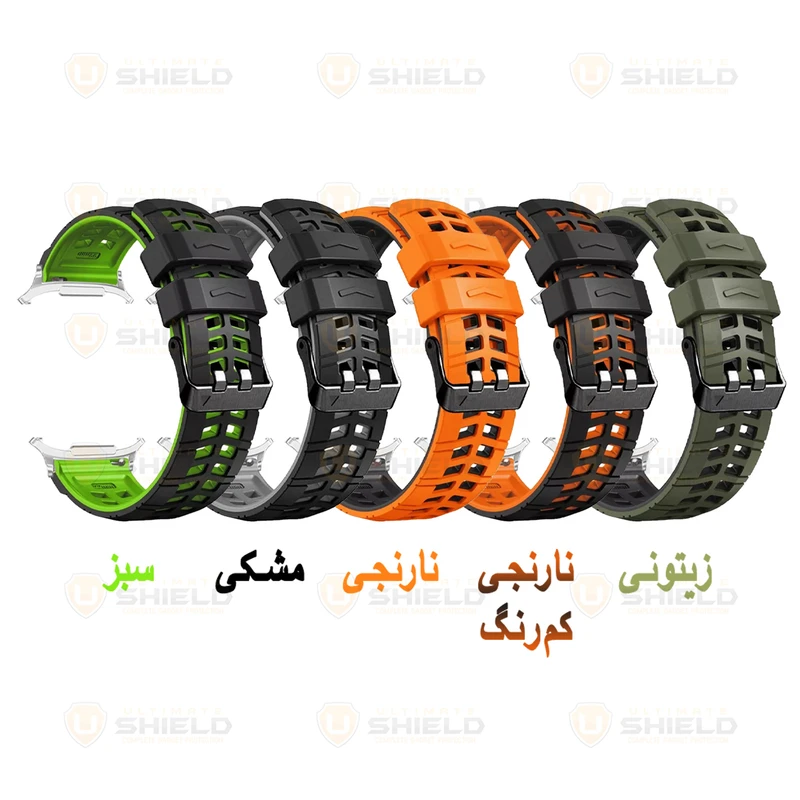 بند آلتیمیت شیلد مدل Rebbit SL مناسب برای ساعت هوشمند سامسونگ Galaxy Watch 7 Ultra 47mm