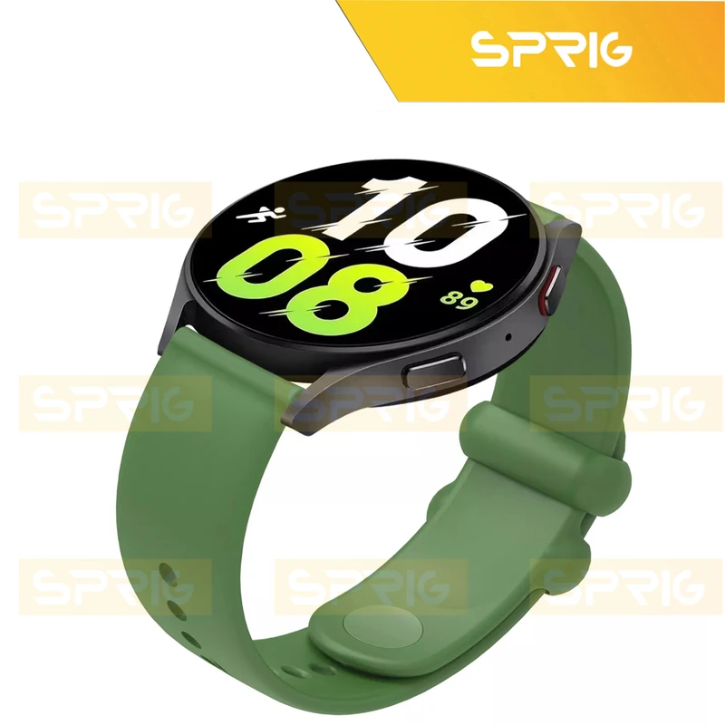 بند اسپریگ مدل PUFF PC مناسب برای ساعت هوشمند سامسونگ Galaxy Watch 6 classic 47mm به همراه کاور