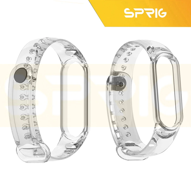 بند اسپریگ مدل Clear TRS مناسب برای ساعت هوشمند شیائومی Mi band 3/4