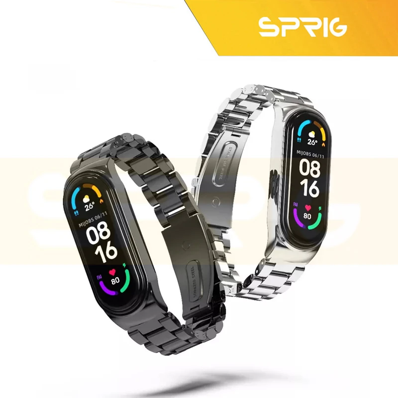 بند اسپریگ مدل 3Bead مناسب برای ساعت هوشمند شیائومی Mi Band 7
