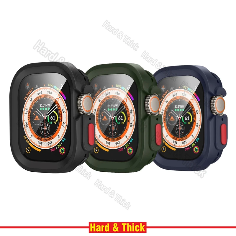 کاور هارد اند تیک مدل SIC Armor HT مناسب برای اپل واچ Ultra / Ultra 2 49mm به همراه محافظ صفحه نمایش