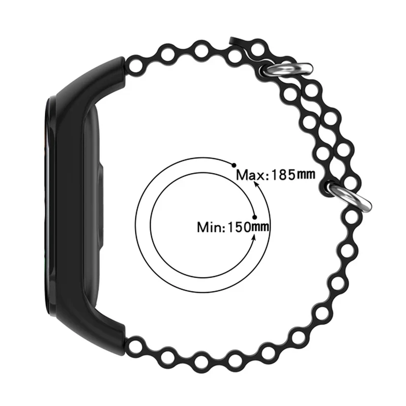 بند زیرو مدل Ocean ZR مناسب برای ساعت هوشمند شیائومی Mi band 7