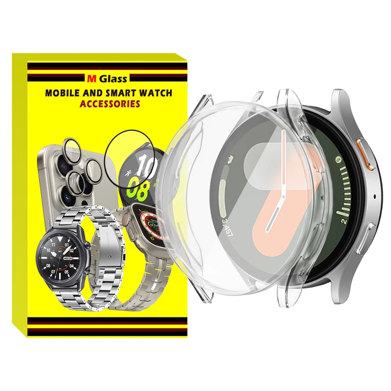 کاور ام‌گلس مدل Soft TPU MG مناسب برای ساعت هوشمند سامسونگ Galaxy Watch 7 40mm