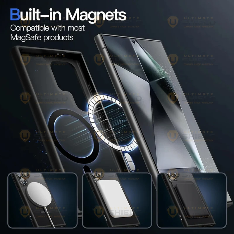 کاور آلتیمیت شیلد مدل Magsafe Border UL مناسب برای گوشی موبایل سامسونگ Galaxy S24 Ultra