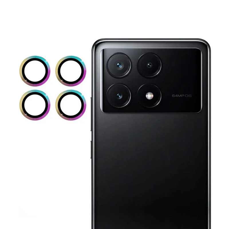 محافظ لنز دوربین رینگی ام‌گلس مدل Ring Protector مناسب برای گوشی موبایل شیائومی Poco F6 Pro