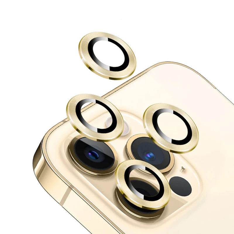 محافظ لنز دوربین نایت مدل Ring Metal KT مناسب برای گوشی موبایل اپل iPhone 16 Pro / 16 Pro Max