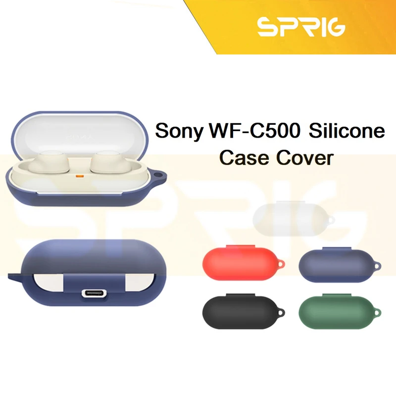 کاور اسپریگ مدل Silicone-SP مناسب برای کیس هدفون بی سیم سونی WF-C500