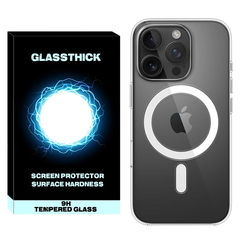 کاور گلستیک مدل Clear Magsafe GL مناسب برای گوشی موبایل اپل iPhone 16 Pro Max