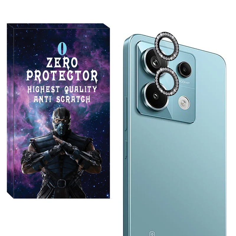 محافظ لنز دوربین رینگی زیرو مدل Ring-Diamond-ZR مناسب برای گوشی موبایل شیائومی Redmi Note 13 Pro 5G