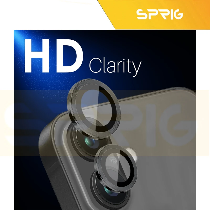 محافظ لنز دوربین اسپریگ مدل Ring Metal Luxury مناسب برای گوشی موبایل اپل Iphone 16 / 16 Plus
