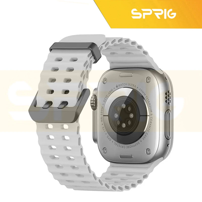 بند اسپریگ مدل Ocean BK Buckle مناسب برای ساعت هوشمند  اپل Series 10 46mm