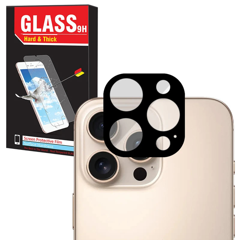محافظ لنز دوربین هارد اند تیک مدل Noir Glass HT مناسب برای گوشی موبایل اپل iPhone 16 Pro / 16 Pro Max