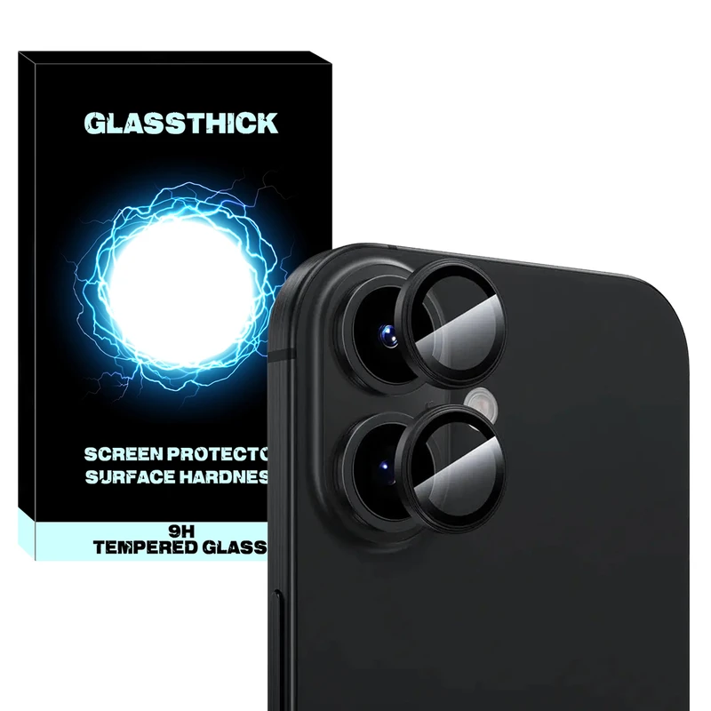 محافظ لنز دوربین گلستیک مدل Ring Metal GL مناسب برای گوشی موبایل اپل iPhone 16 / 16 Plus