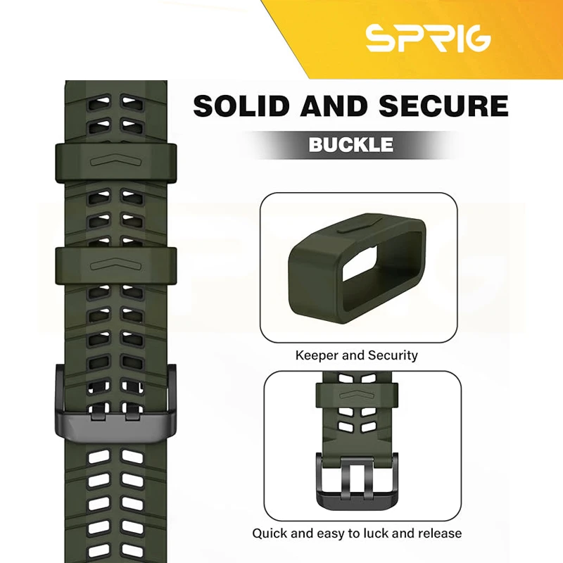 بند اسپریگ مدل Rebit Silicone مناسب برای ساعت هوشمند ناتینگ CMF Watch Pro / CMF Watch Pro 2