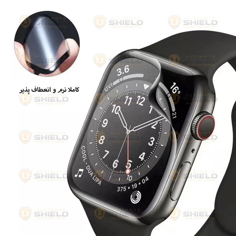 محافظ صفحه نمایش آلتیمیت شیلد مدل Film Protector UL مناسب برای اپل واچ سری 7 SE سایز 40 میلی متری بسته دو عددی