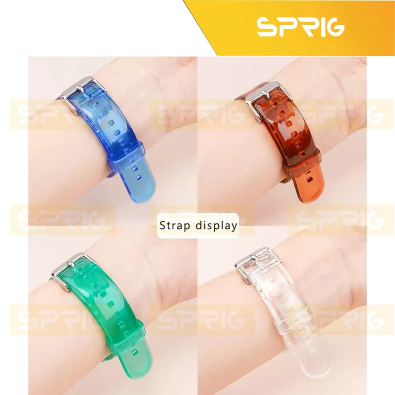 بند اسپریگ مدل Clear Silicone مناسب برای ساعت هوشمند سامسونگ Galaxy Watch 4 40mm /44mm /Classic 42mm /Classic 46mm / Watch 5 40mm / 44mm / 45mm / Watch 6 40mm / 44mm / Classic 43mm / Classic 