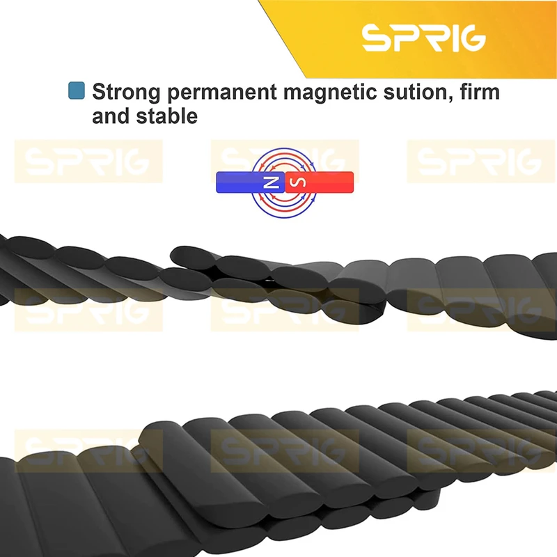 بند اسپریگ مدل Silicone Magnetic Link BK TW مناسب برای ساعت هوشمند کیسلکت Kr / Kr2 / Kr pro