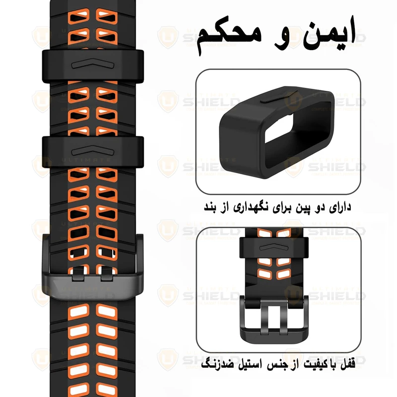 بند آلتیمیت شیلد مدل Rebbit SL مناسب برای ساعت هوشمند سامسونگ Galaxy Watch 7 Ultra 47mm