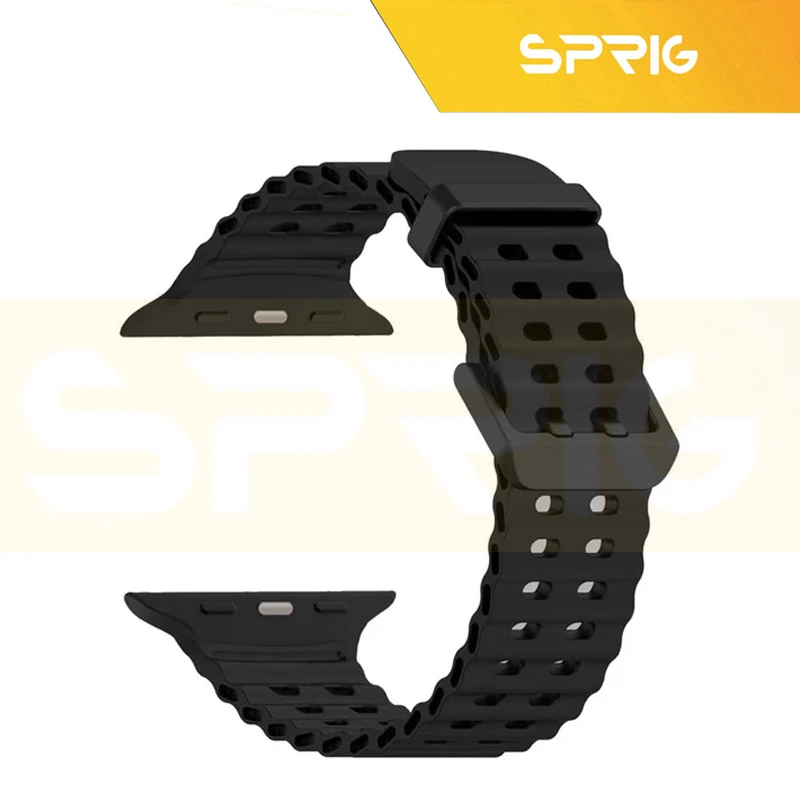 بند اسپریگ مدل Ocean Buckle Amizze مناسب برای اپل واچ Ultra / Ultra 2 49mm به همراه کاور