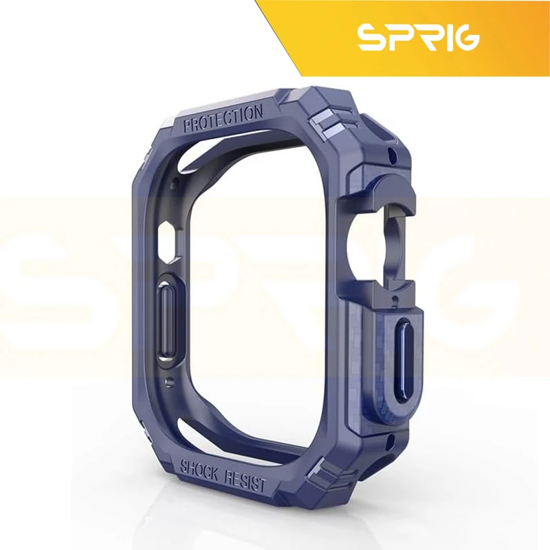 کاور اسپریگ مدل Carbon Armor مناسب برای اپل واچ سری 7/8/9 سایز 45 میلی متری