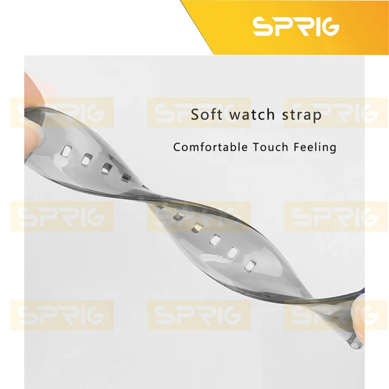 بند اسپریگ مدل Clear Silicone TW مناسب برای ساعت هوشمند شیائومی S1 / S1 Active / S2 / Mi Watch XMWTCL02 / Mi Watch Color 2 / Mi Watch Color