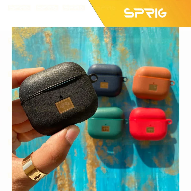 کاور اسپریگ مدل Leather EG مناسب برای کیس اپل Airpod Pro 2