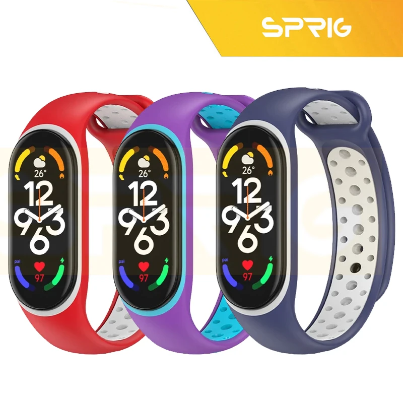 بند اسپریگ مدل NK Special Colors مناسب برای ساعت هوشمند شیائومی Mi band 4/5/6