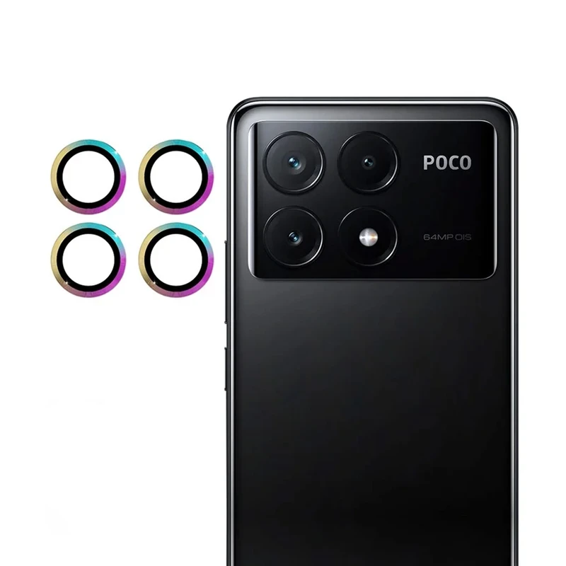 محافظ لنز دوربین رینگی ام‌گلس مدل Ring Protector مناسب برای گوشی موبایل شیائومی Poco X6 Pro