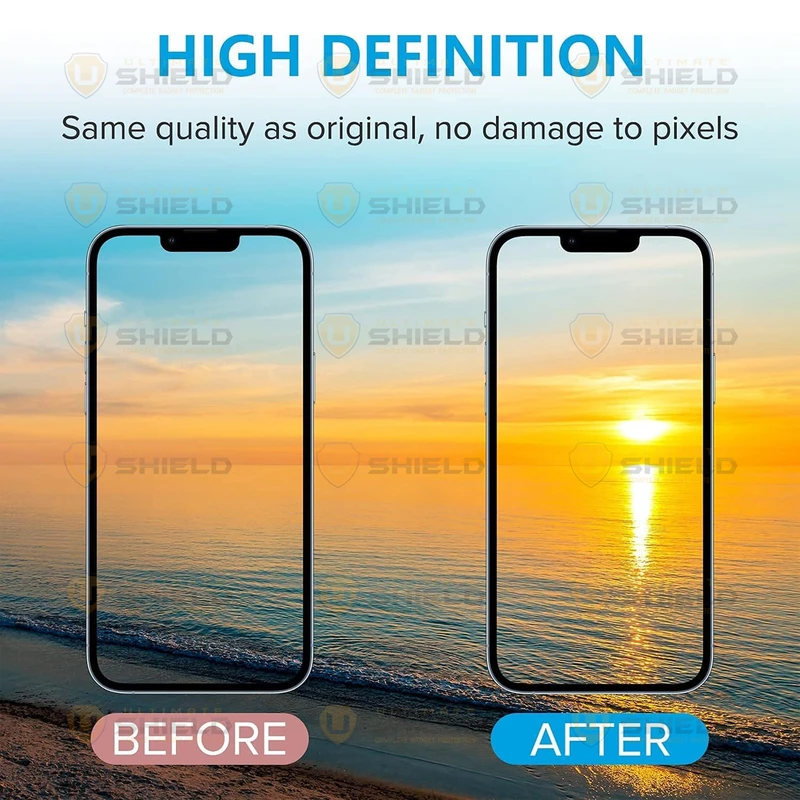 محافظ لنز دوربین شیشه‌ای آلتیمیت شیلد مدل Glass 3D UL مناسب برای گوشی موبایل اپل Iphone 13 Pro / 13 Pro Max