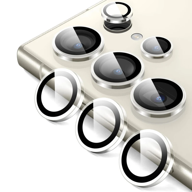 محافظ لنز دوربین گلستیک مدل Ring Metal GL مناسب برای گوشی موبایل سامسونگ Galaxy S25 Ultra