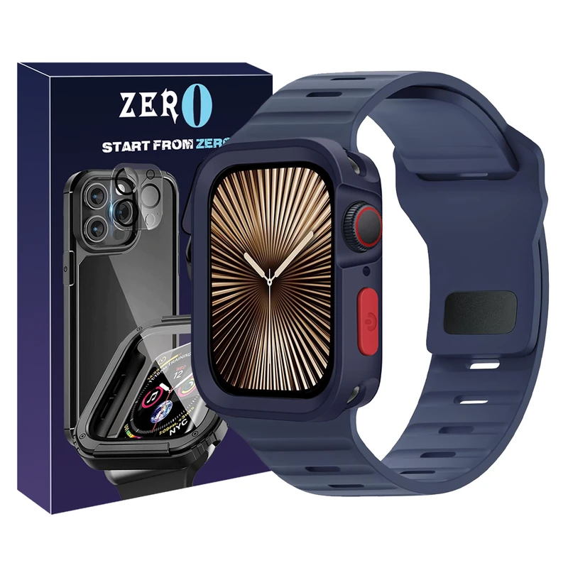 بند زیرو مدل SPG Defender ZR مناسب برای ساعت هوشمند اپل Series 10 42mm به همراه کاور