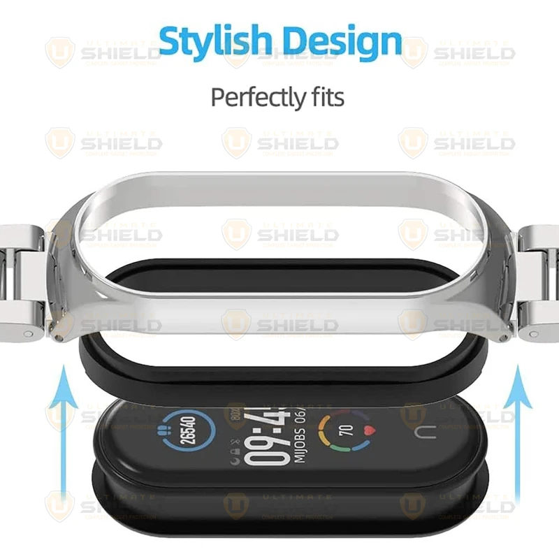 بند آلتیمیت شیلد مدل 3Bead Guard UL مناسب برای ساعت هوشمند شیائومی Mi Band 8