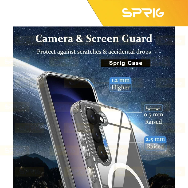 کاور اسپریگ مدل Clear Magsafe مناسب برای گوشی موبایل سامسونگ Galaxy S24 FE