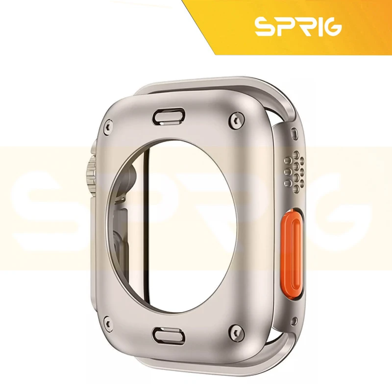 کاور اسپریگ مدل 360-Ultra Design مناسب برای اپل واچ سری 7/8/9 سایز 45mm به همراه محافظ صفحه نمایش