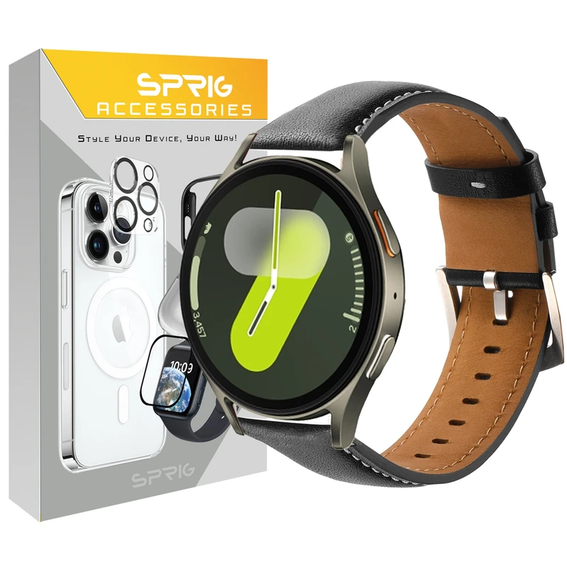 بند اسپریگ مدل SMP Leather TW مناسب برای ساعت هوشمند ناتینگ CMF Watch Pro / CMF Watch pro 2