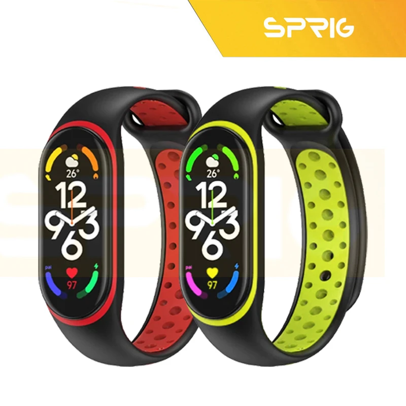بند اسپریگ مدل NK Special BK مناسب برای ساعت هوشمند شیائومی Mi band 4/5/6