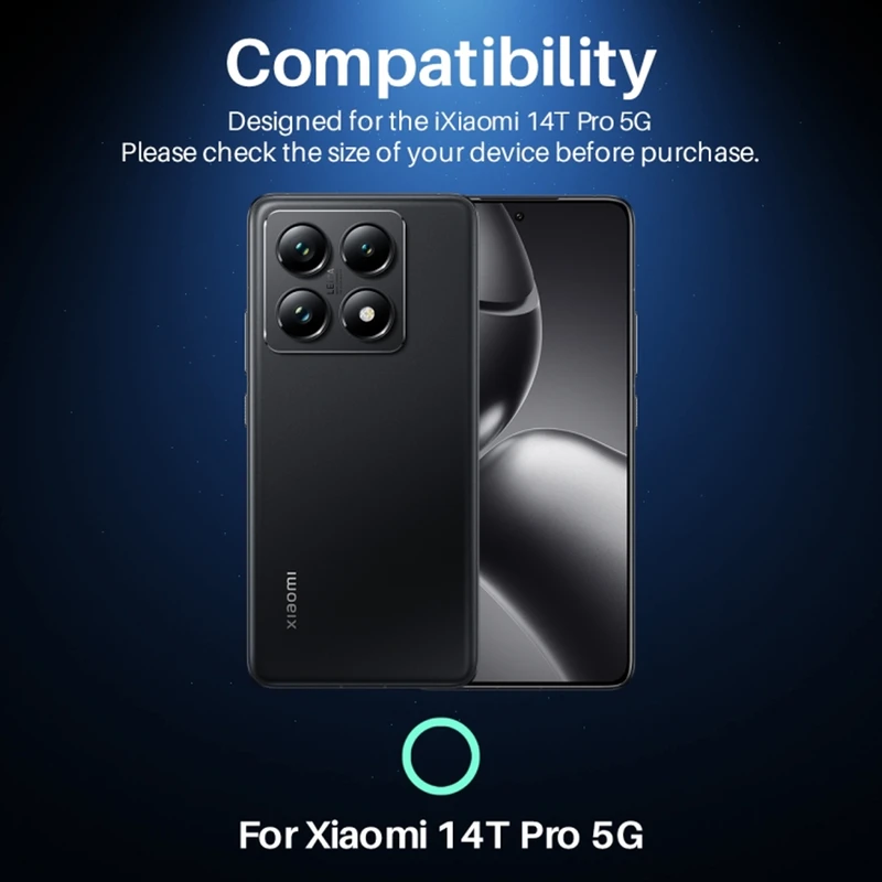 محافظ لنز دوربین رینگی ام‌گلس مدل Ring Protector مناسب برای گوشی موبایل شیائومی 14T Pro 5G