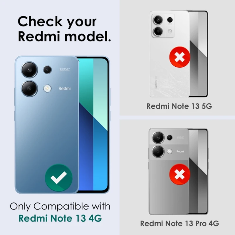 محافظ لنز دوربین رینگی ام‌گلس مدل Ring Protector مناسب برای گوشی موبایل شیائومی Redmi Note 13 4G