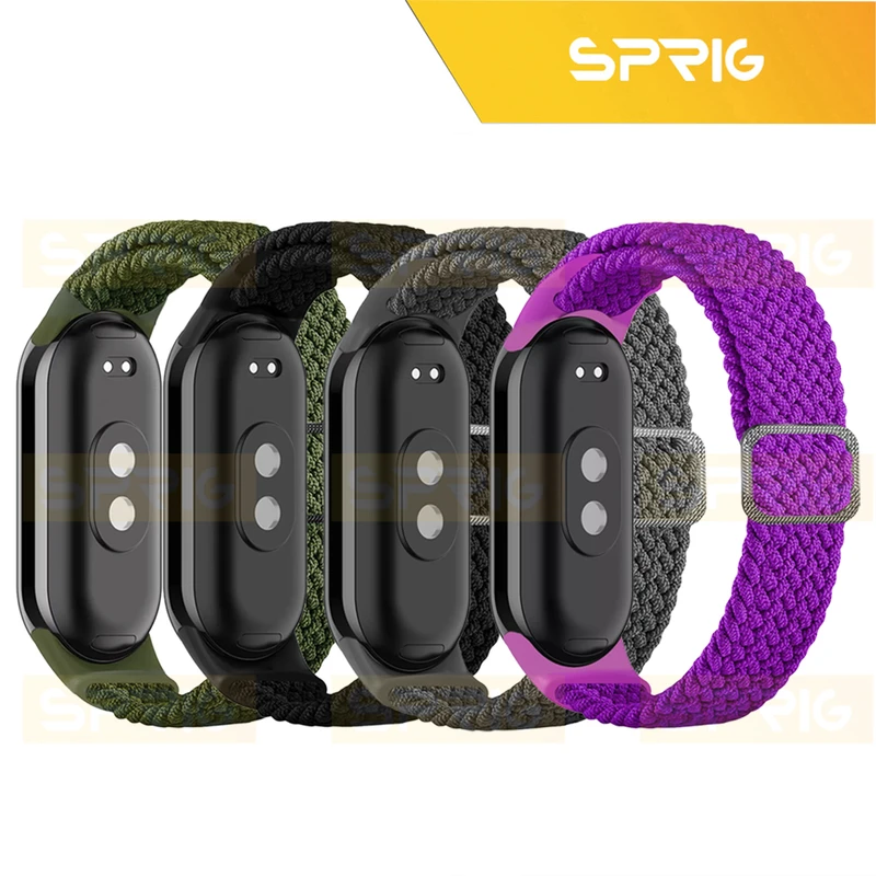 بند اسپریگ مدل Braided Solo مناسب برای ساعت هوشمند شیائومی Mi band 9