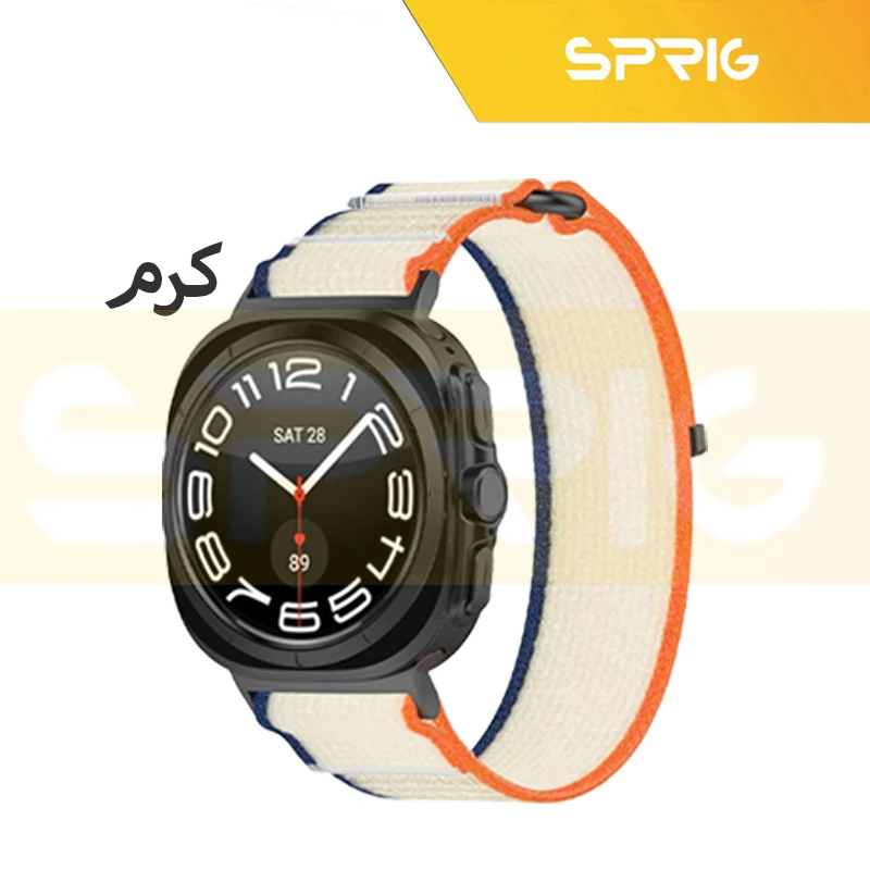 بند اسپریگ مدل Trail Loop مناسب برای ساعت هوشمند سامسونگ Galaxy Watch Ultra 47mm