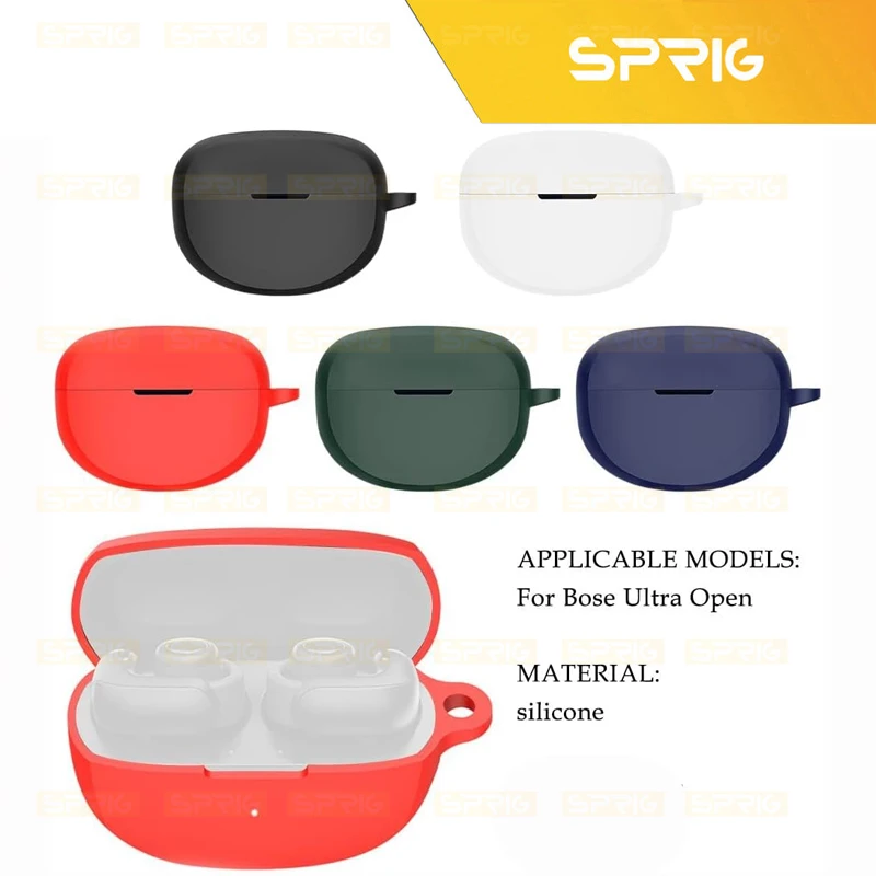 کاور اسپریگ مدل Silicon-SP مناسب برای کیس هدفون بی سیم بوز Ultra Open Earbuds