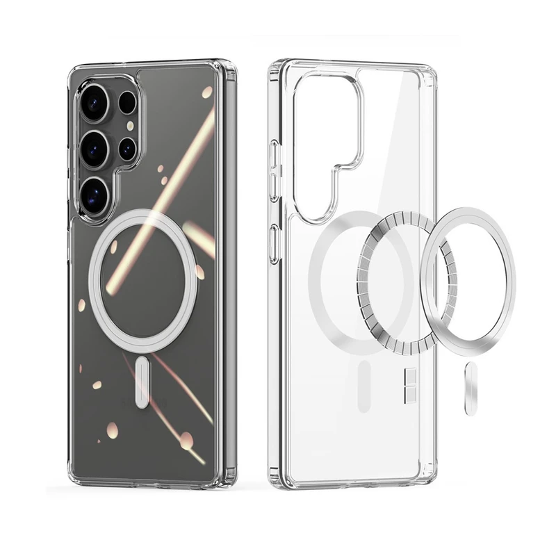 کاور سوپرسی مدل Transparent Magsafe SC مناسب برای گوشی موبایل سامسونگ Galaxy S25 Ultra