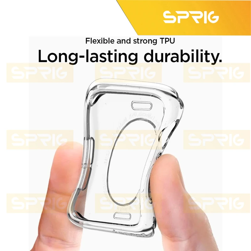 کاور اسپریگ مدل Clear Protective مناسب برای اپل واچ سری 4/5/6/Se سایز 44 میلی متری
