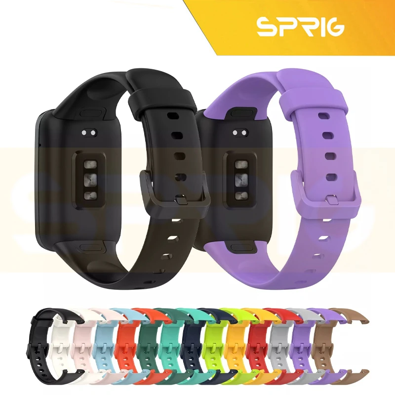 بند اسپریگ مدل SGK Silic Guard مناسب برای ساعت هوشمند شیائومی Mi band 7 pro به همراه کاور