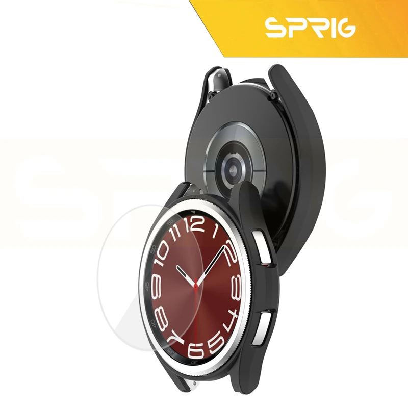 بند اسپریگ مدل Ocean SP Guard مناسب برای ساعت هوشمند سامسونگ Galaxy Watch 4 Classic 46mm به همراه کاور
