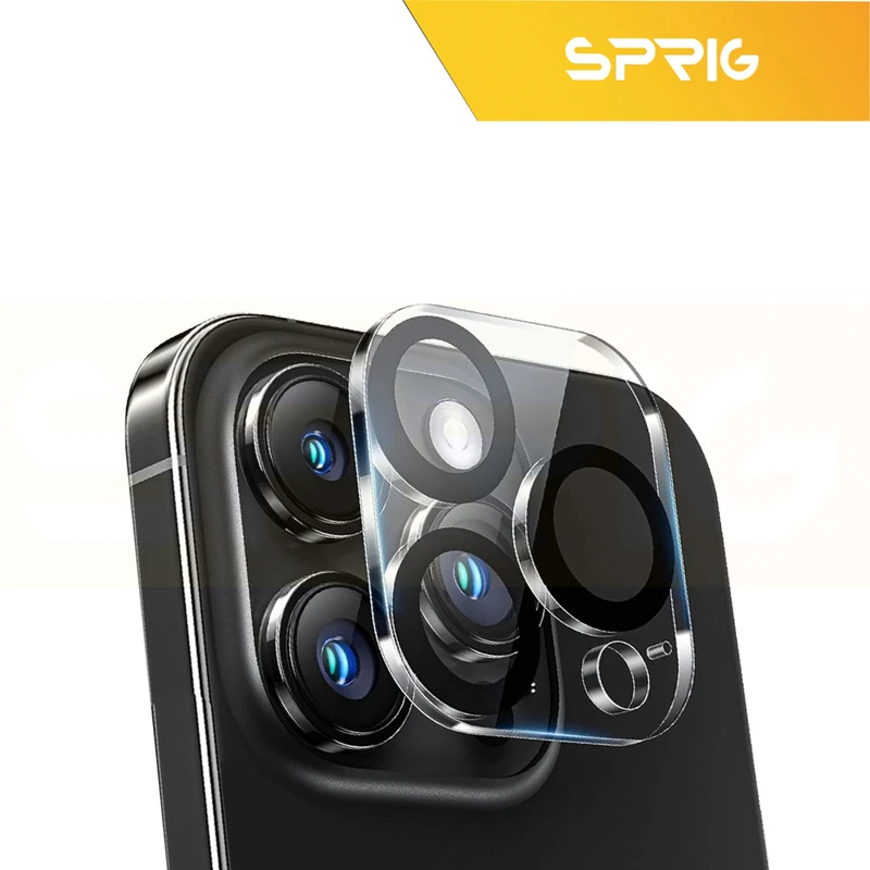 محافظ لنز دوربین اسپریگ مدل 3D Transparent مناسب برای گوشی موبایل اپل Iphone 16 Pro / 16 Pro max