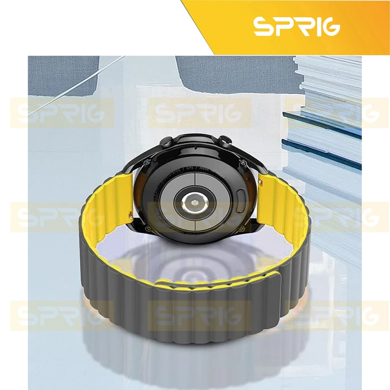 بند اسپریگ مدل Silicone Magnetic Link GRY TW مناسب برای ساعت هوشمند کیسلکت Kr / Kr2 / Kr pro