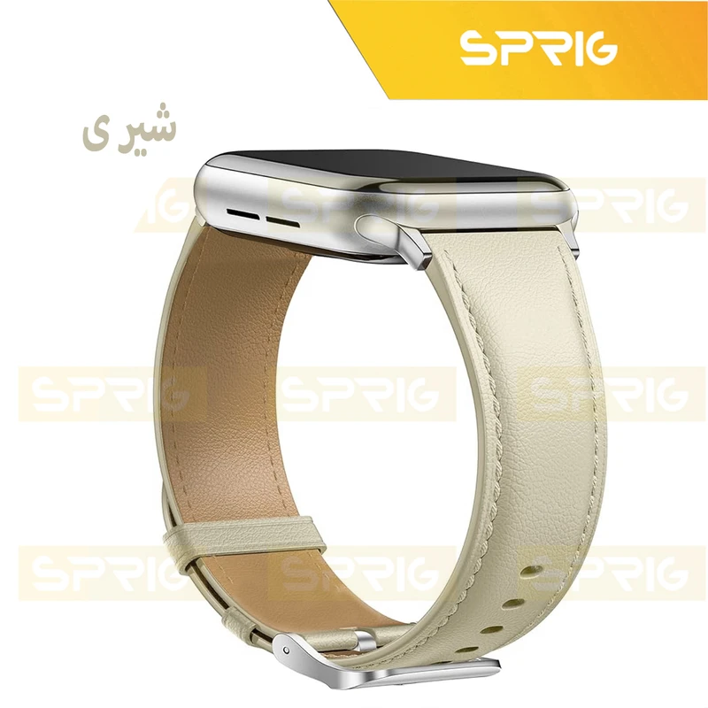 بند اسپریگ مدل Leather GIN مناسب برای اپل واچ Ultra / Ultra 2 49mm